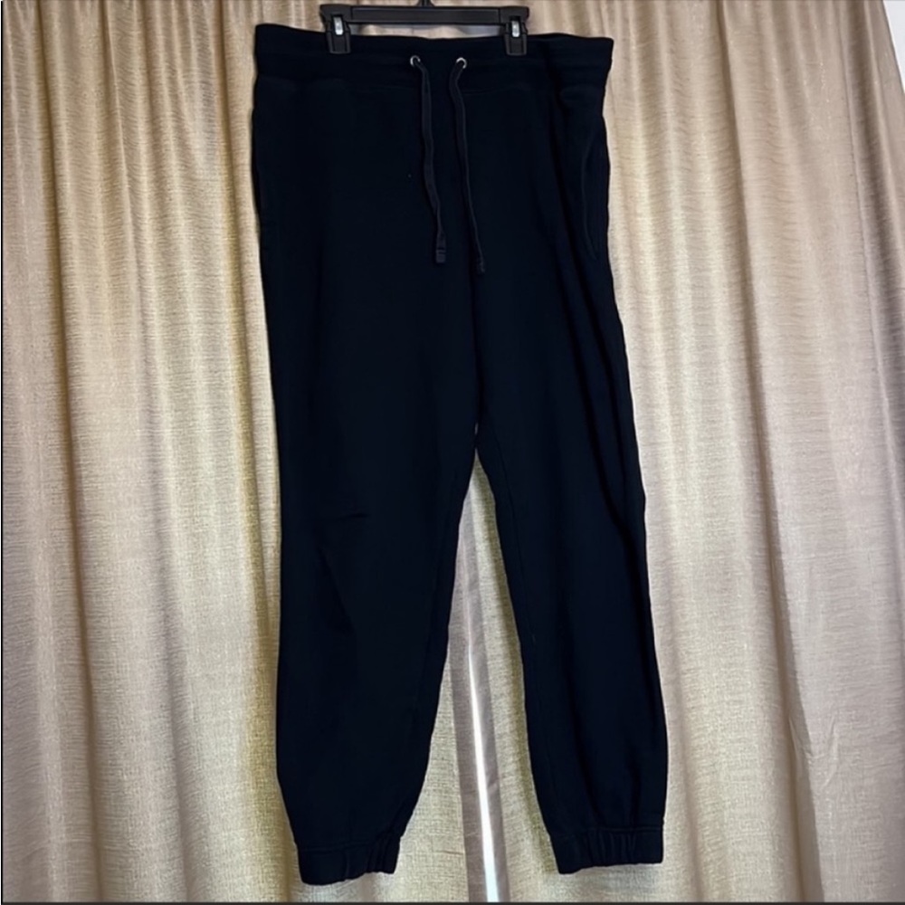 Goodfellow  & Co black jogger sweats Pockets and drawstring Mens Large